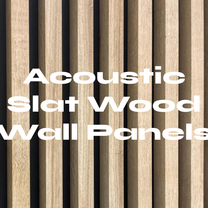 Acoustic Slat Wood Wall Panels