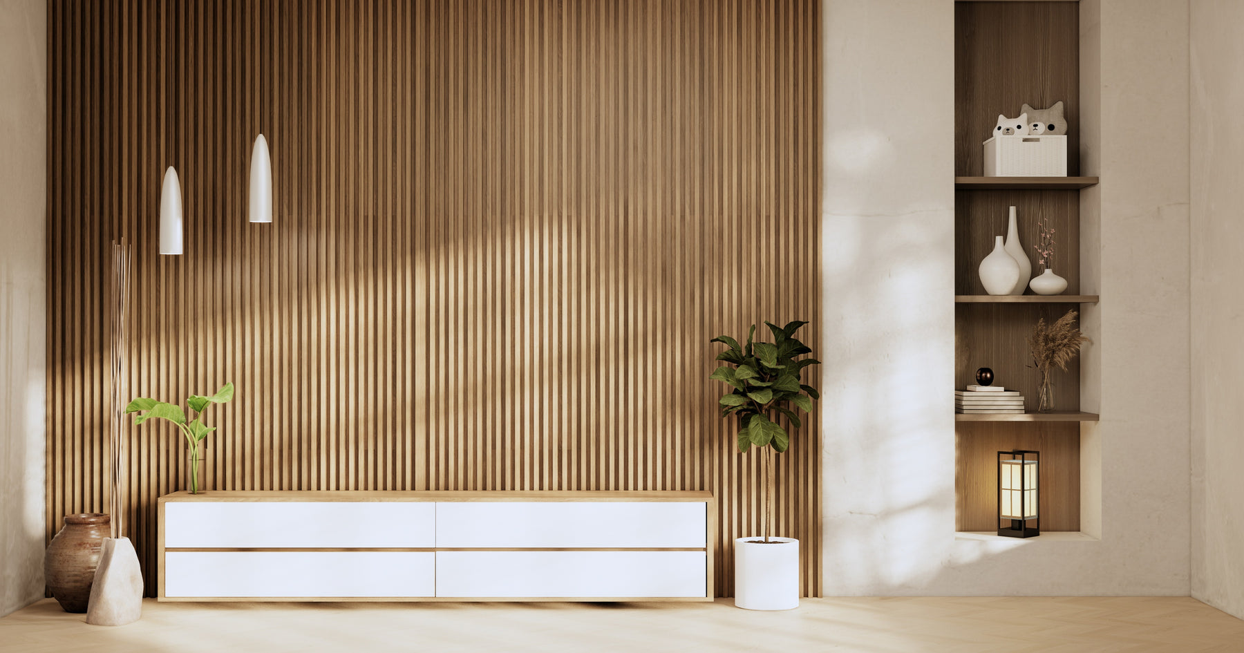 interior wood slat wall ideas