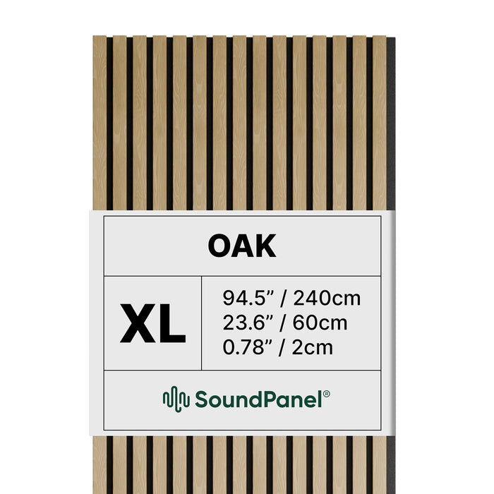 SoundPanel® | TimberSeries™ HDF | 3D Acoustic Slat - Golden Oak