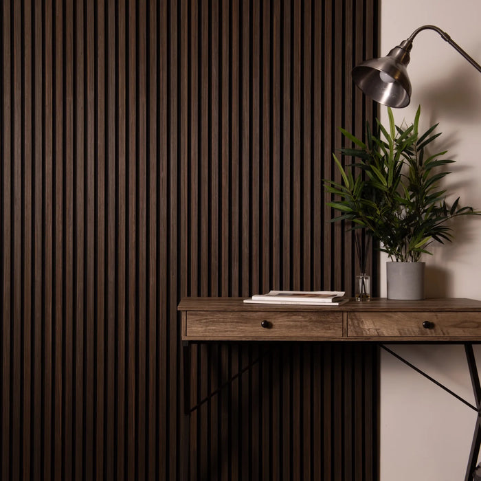 SoundPanel® | TimberSeries™ HDF | 3D Acoustic Slat - Classic Oak