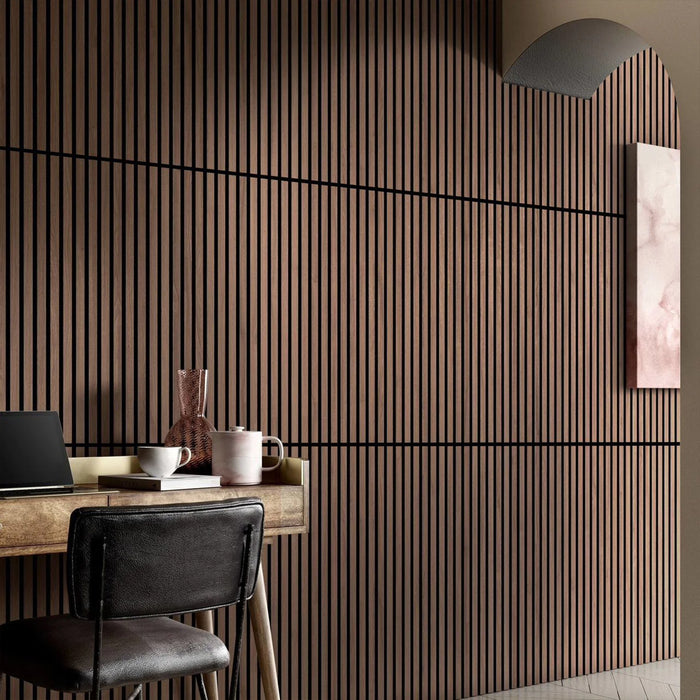 SoundPanel® | TimberSeries™ HDF | 3D Acoustic Slat - Classic Oak