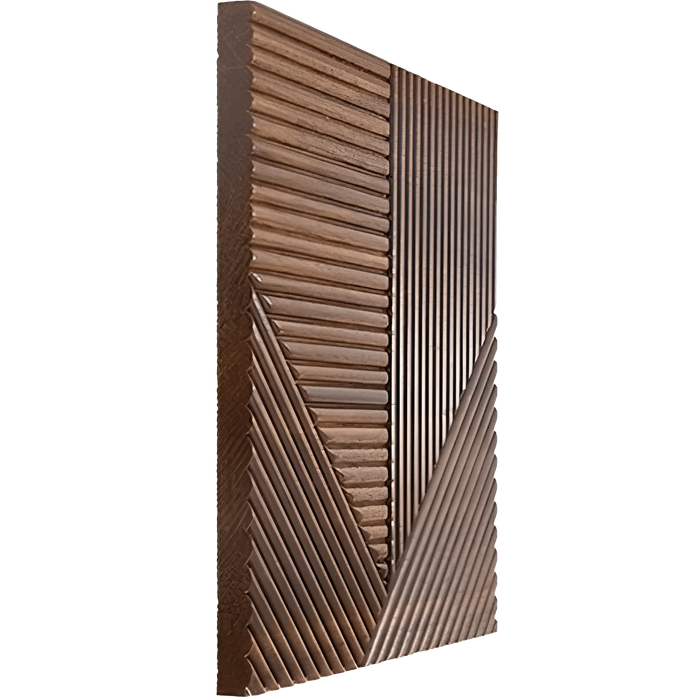 GroovePanel® | FlexiSeries™ Solid Wood | Crossing Lines - Espresso