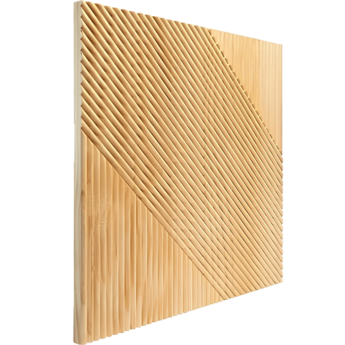 GroovePanel® | FlexiSeries™ Solid Wood | Crossing Lines - Natural