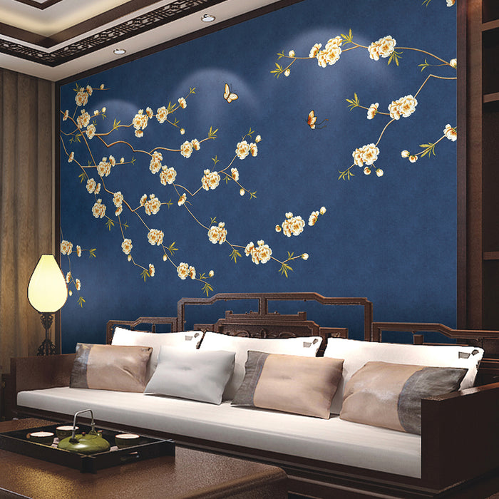 Embroidery Wallpaper | Non-Woven | Sakura