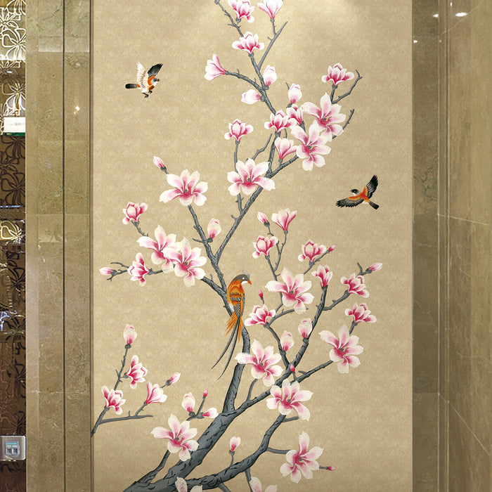 Embroidery Wallpaper | Non-Woven | Three Little Birds